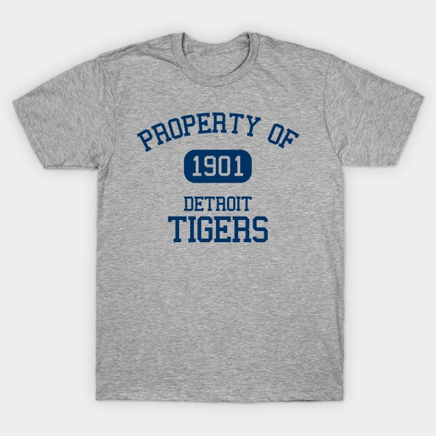 Property of Detroit Tigers T-Shirt by Funnyteesforme